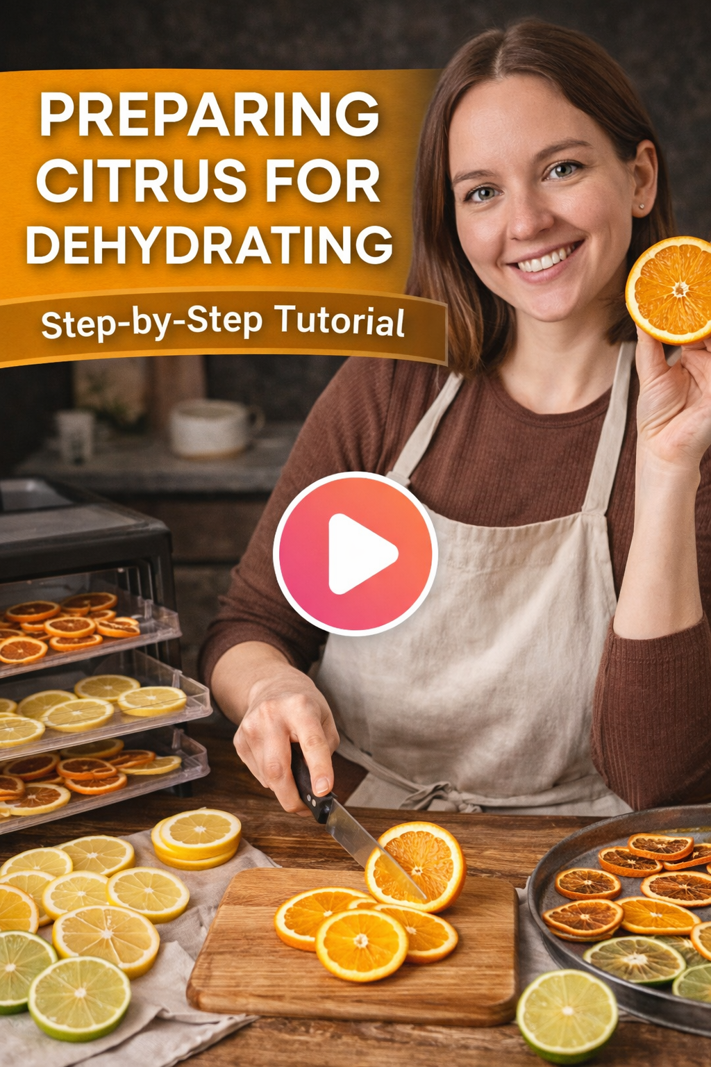 How We Make Our Dried Citrus Slices (Behind the Scenes)