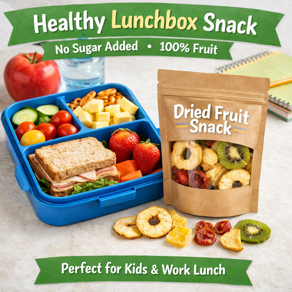 Healthy Dried Fruit Snack Packs | No Sugar Added | Kids Lunchbox & On-the-Go Snacks