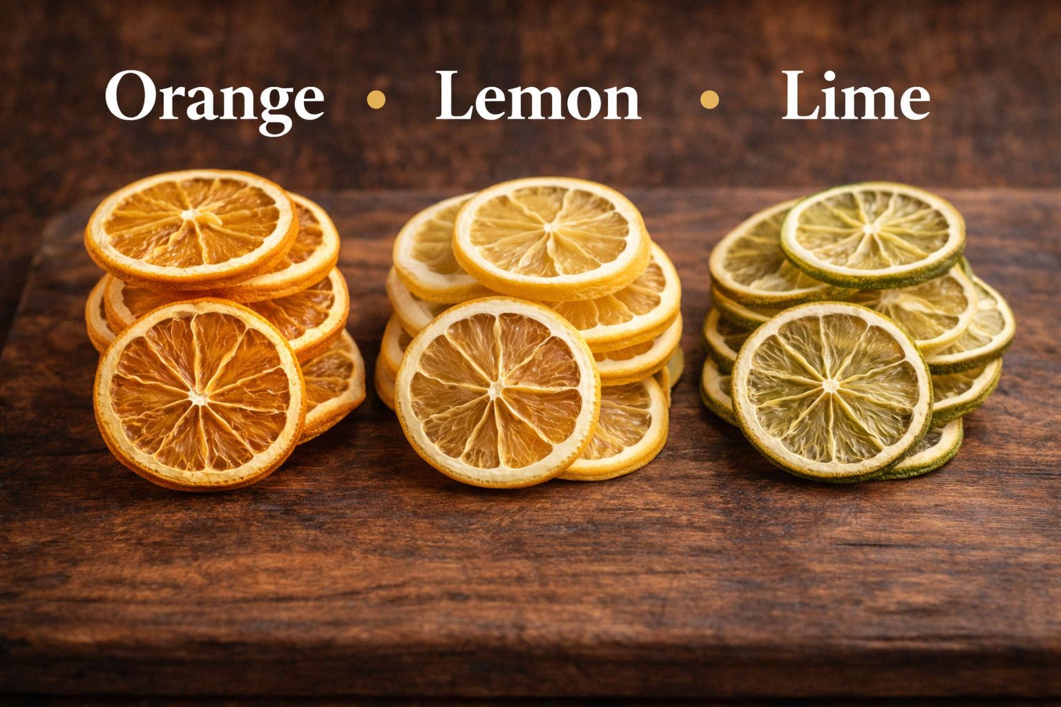 Dried Citrus Mix — Orange, Lemon & Lime