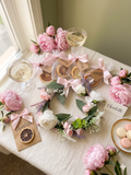 Citrus Favor Bags + Floral Wreath Bundle | Bridal Shower Set