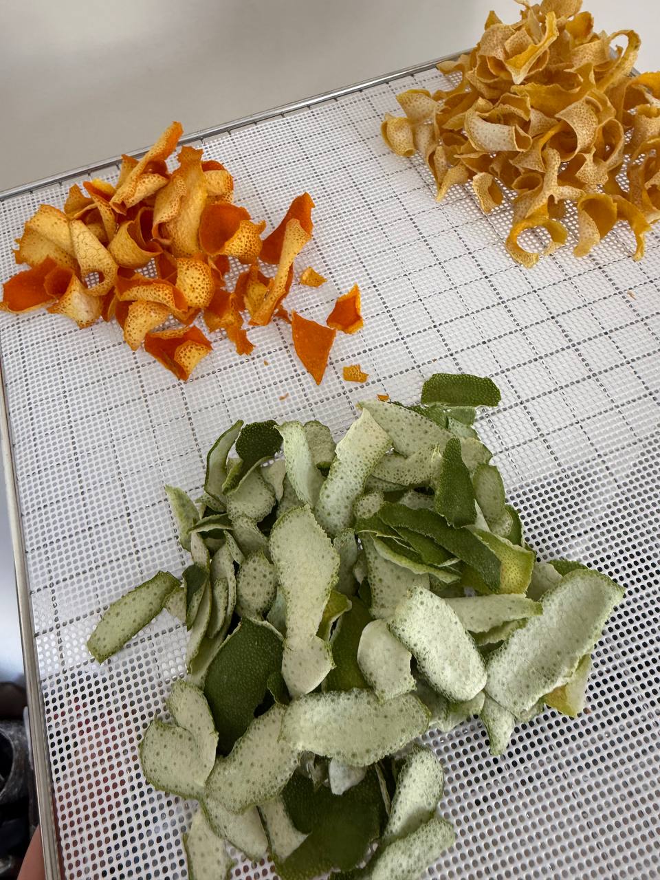 Dried Citrus Peel Curls — Orange & Lime
