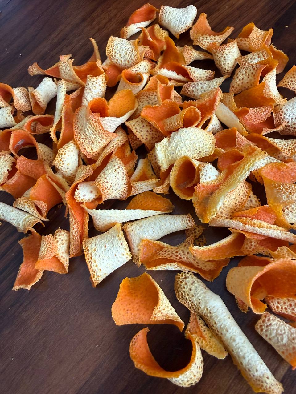 Dried Citrus Peel Curls — Orange & Lime