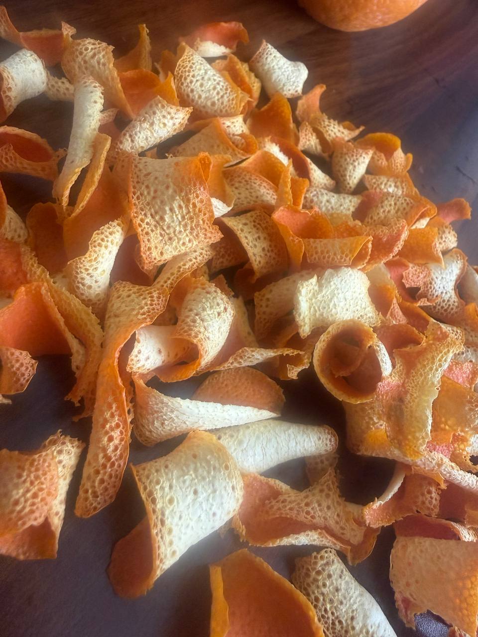 Dried Citrus Peel Curls — Orange & Lime