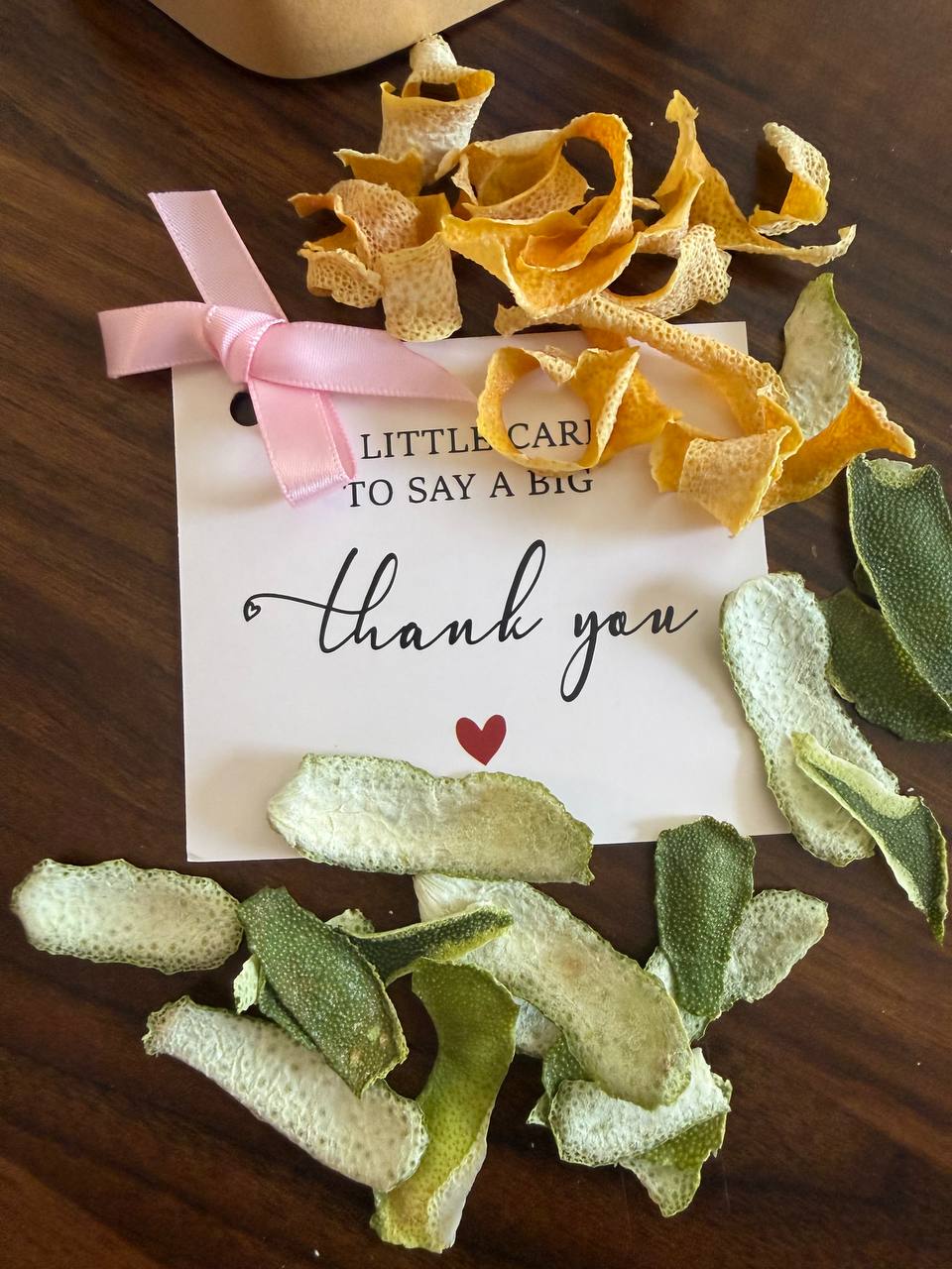 Dried Citrus Peel Curls — Orange & Lime
