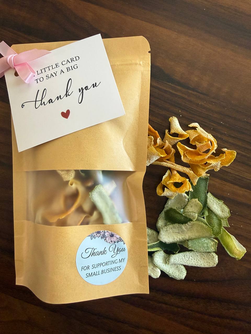 Dried Citrus Peel Curls — Orange & Lime